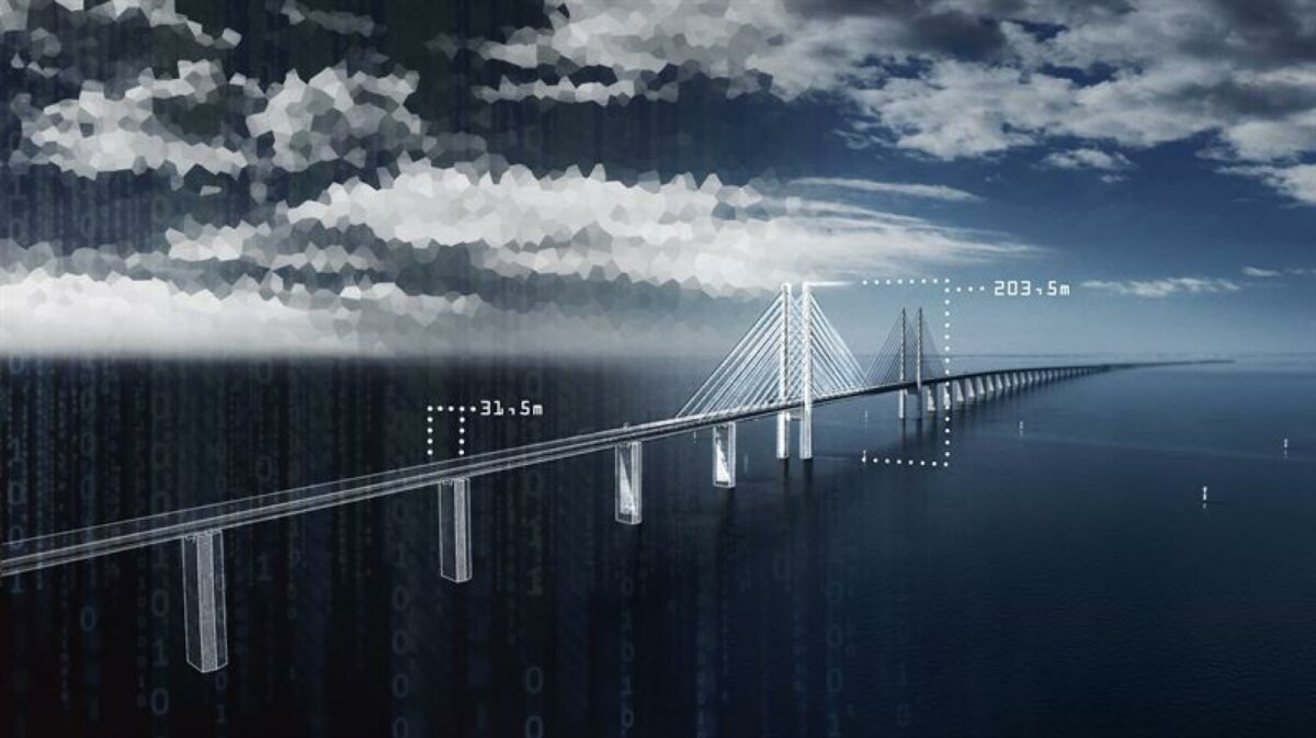 Den 16 km lange Øresundsforbindelse rummer alt fra tunnel og jernbane til pyloner og betalingsanlæg og er derfor et komplekst bygningsværk.