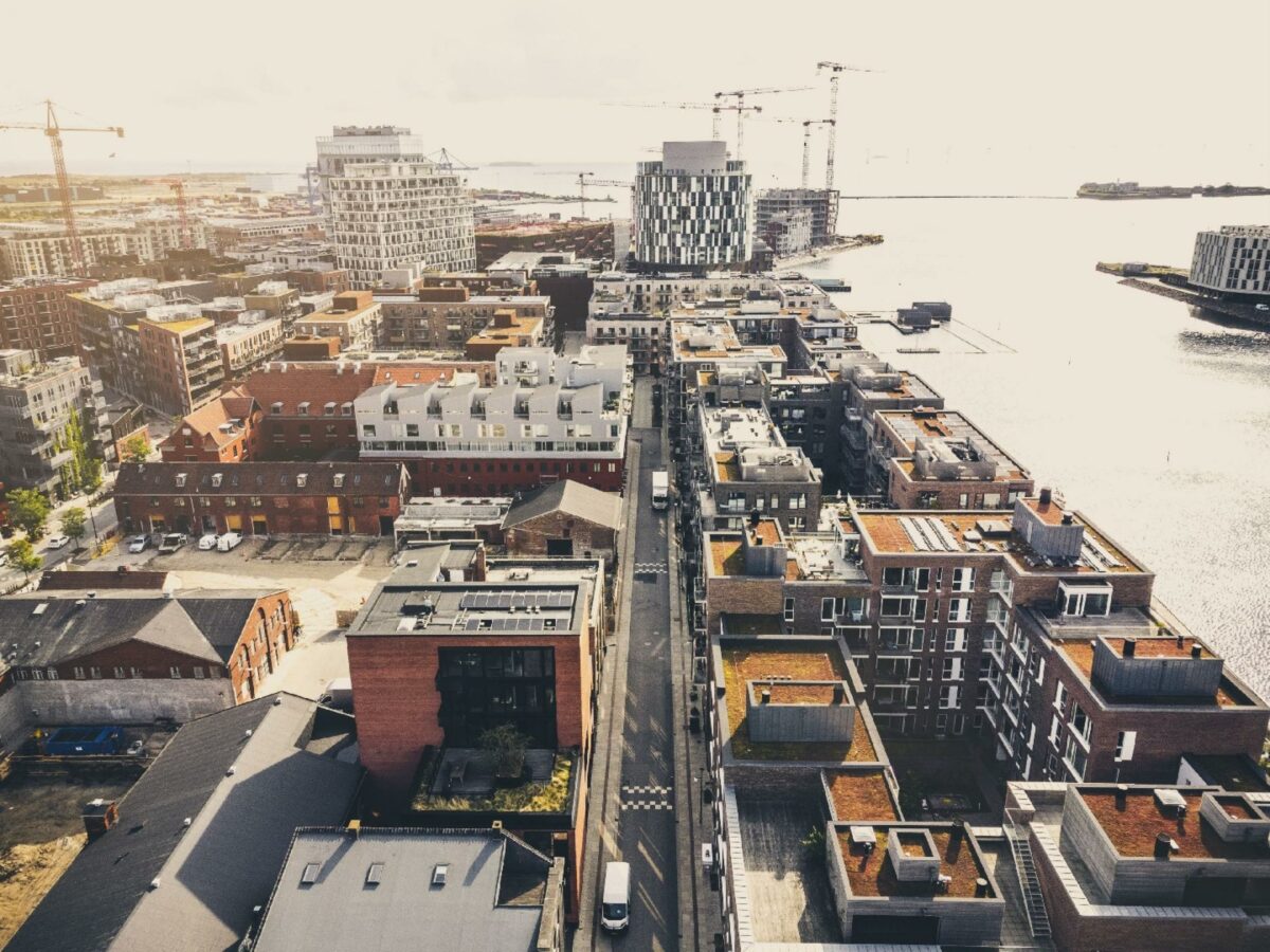 Størstedelen af danske kommuners byplaner sigter efter byfortætning. Foto: Gettyimages.