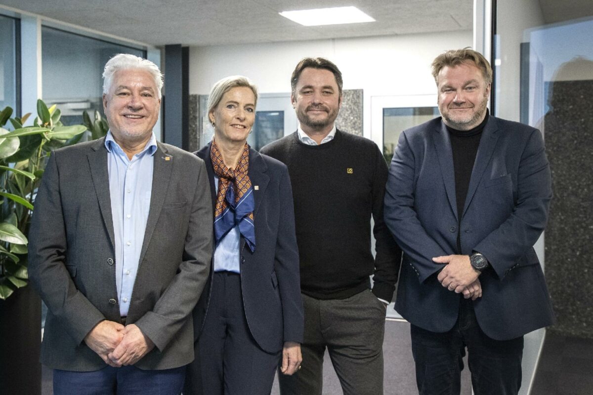 Fra venstre: Kent Hejn Kristensen, Anette Storm, Mike Flörke og Morten Kaad. Foto: Annemarie Vestergård Baumann.