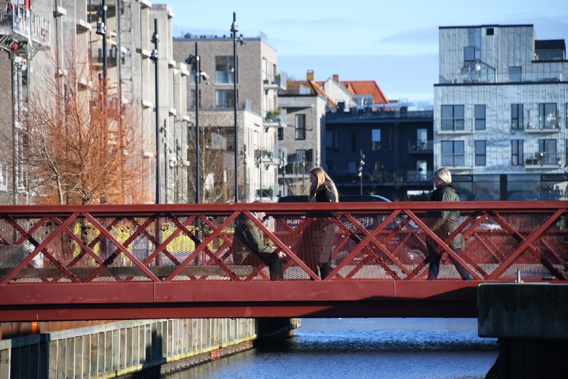 Byudviklingsselskabet Kanalbyen i Fredericia blev etableret i 2008 med det formål at udvikleen ny bydel i det tidligere industriområde langs havnen og samtidig klimasikre hele bymidten. Foto: Andreas Omvik