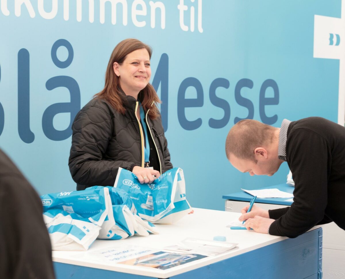 Blå messe er i Odense for første gang. Pressefoto.