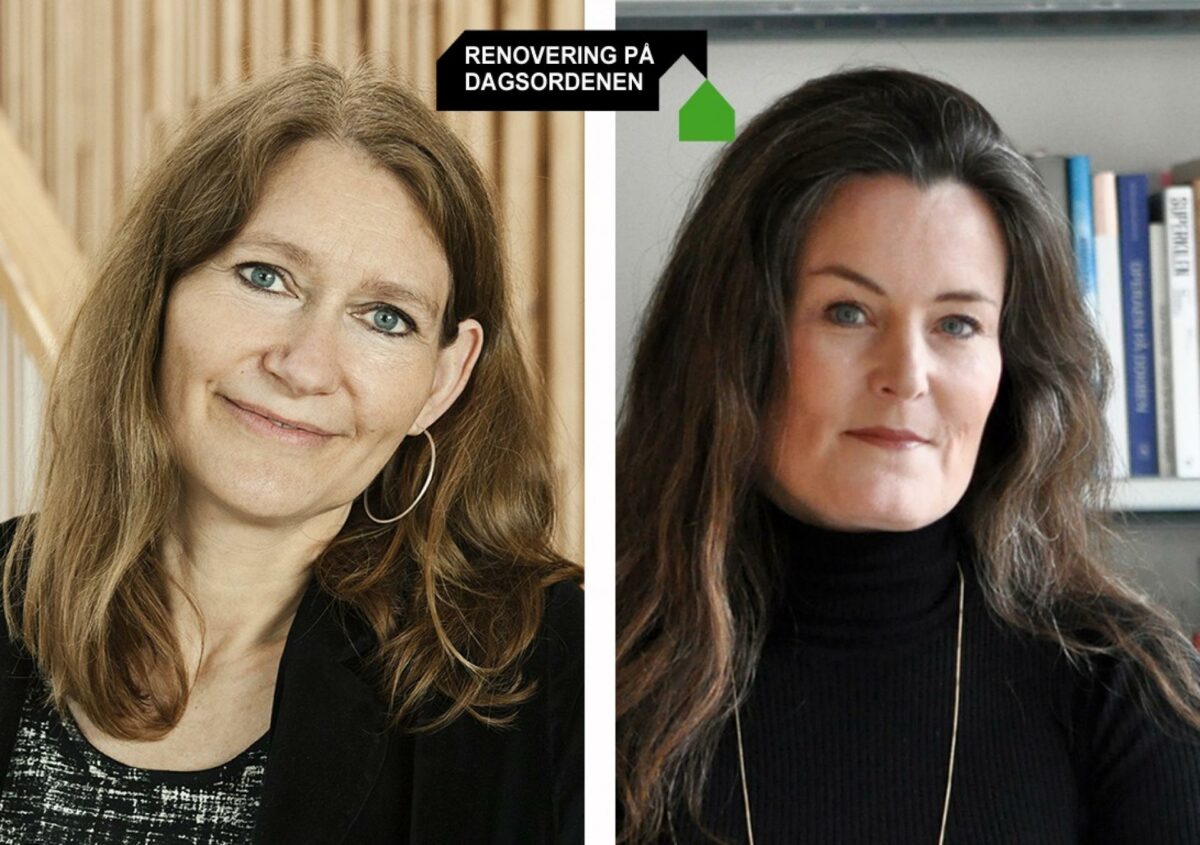 Katja Viltoft, bestyrelsesformand for Danske Arkitektvirksomheder og kreativ direktør, JJW Arkitekter.Vibeke Lydolph Lindblad, bestyrelsesmedlem i Foreningen for Byggeriets Samfundsansvar, medlem af Danske Arkitektvirksomheders fokusudvalg for Arkitektur- og Byggepolitik og adm. dir. Christensen & Co Architects.