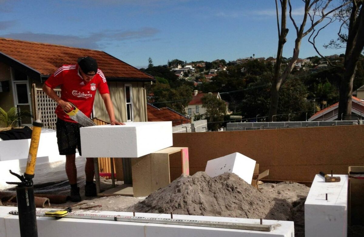 På bygge-job i Australien. Foto: ScandiMate.