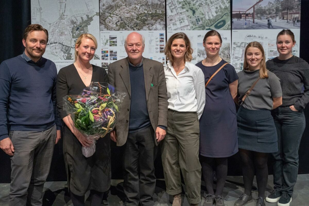 Team Vandkunsten fra København blev kåret som vinder af arkitektkonkurrencen i Holstebro om udvikling af midtbyen. Pressefoto.