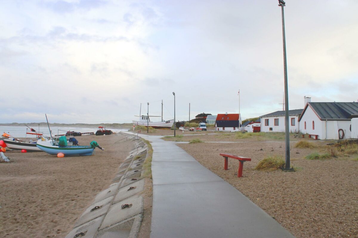 Stranden i Klitmøller. Pressefoto: Arkitema Architects.