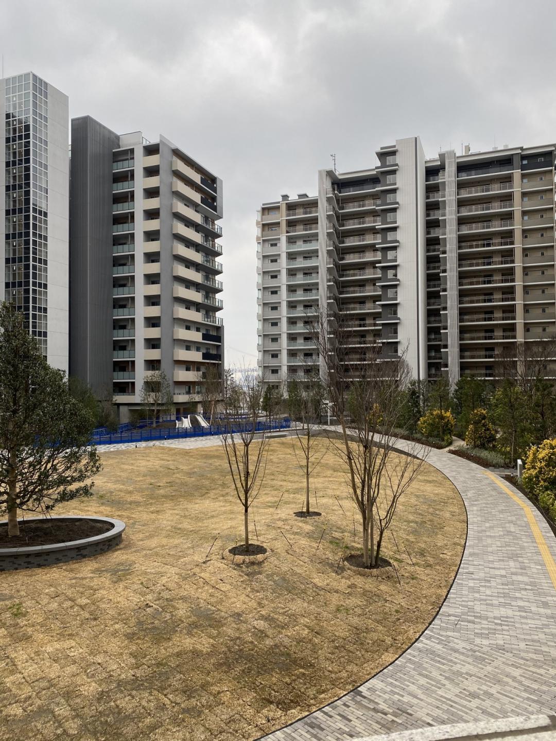 Området er bygget til at blive en mondæn bydel, når andre faciliteter i området står klar i 2023. Foto: Lars Hestbech.