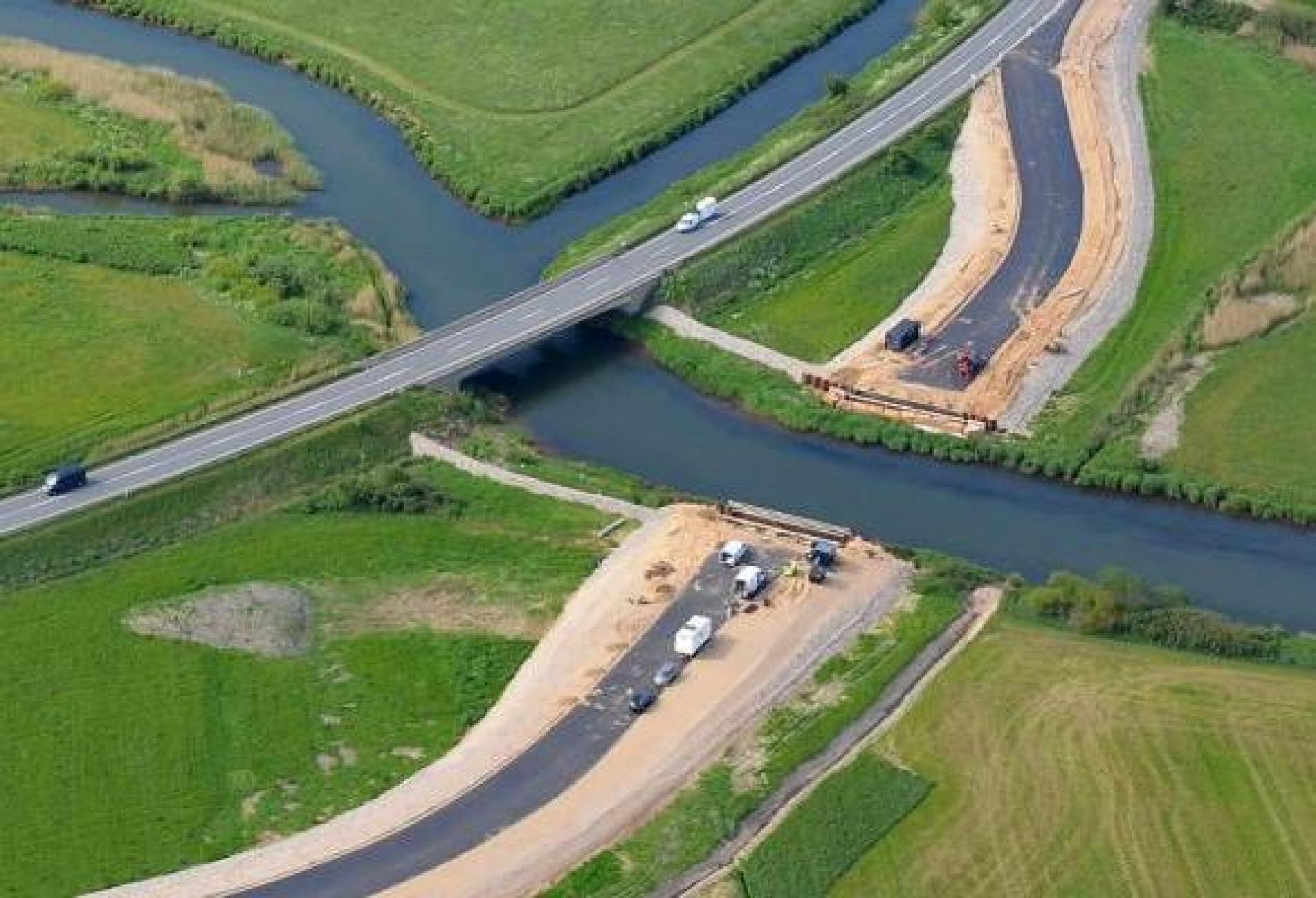 Broerne blev stillet op i juni sidste år. Foto: Vejdirektoratet.