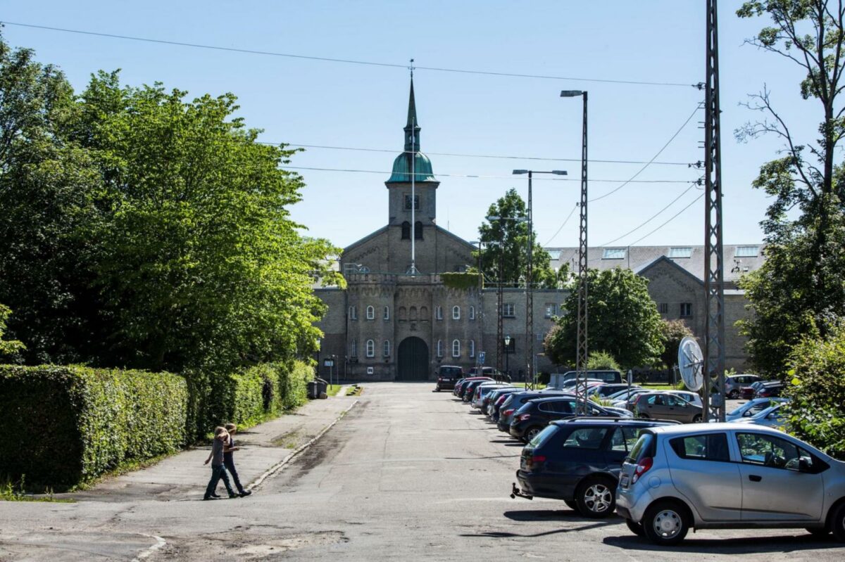 Området omkring det ikoniske tidligere fængsel skal omdannes til en ny bydel. Foto: Kontraframe.