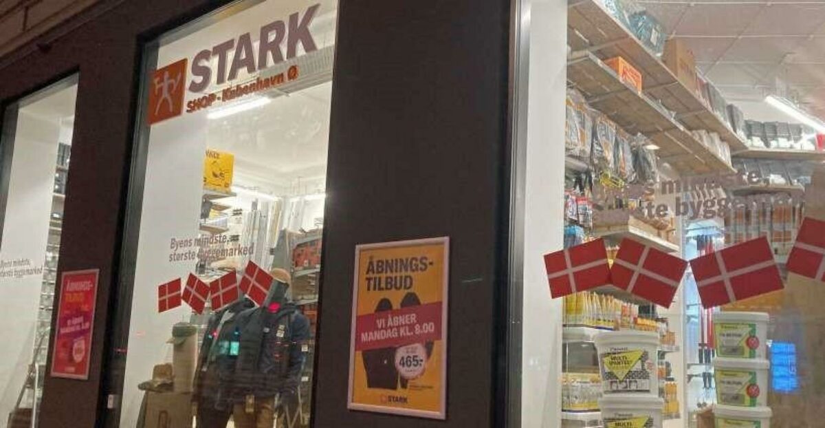 Den tredje Stark Shop i hovedstaden er skudt op på Østerbro. Pressefoto.