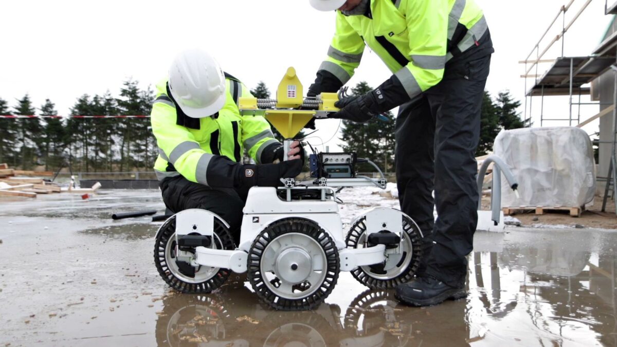 Robotter bliver formentlig fast makker på landets byggepladser, men der en stadig et stykke vej dertil. Foto: Teknologisk Institut.