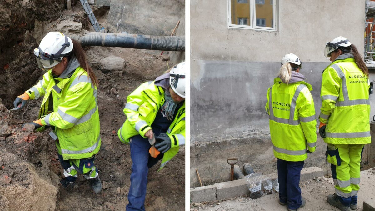 Når der graves og bygges i gammel middelalderjord, må arkæologerne ofte tilkaldes - som registrere alt af historisk værdi for eftertiden.