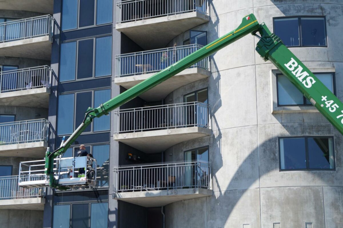 De store lifte rækker 103 meter mod skyerne. Foto: Stark.