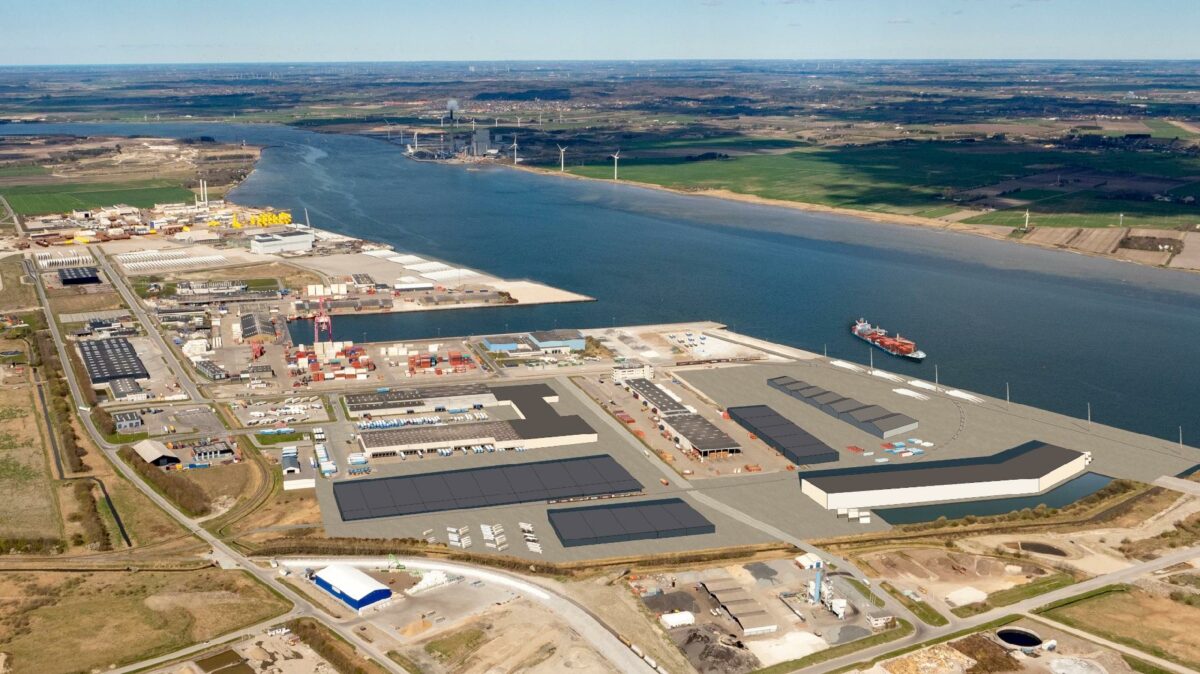 Visualisering: Port of Aalborg.