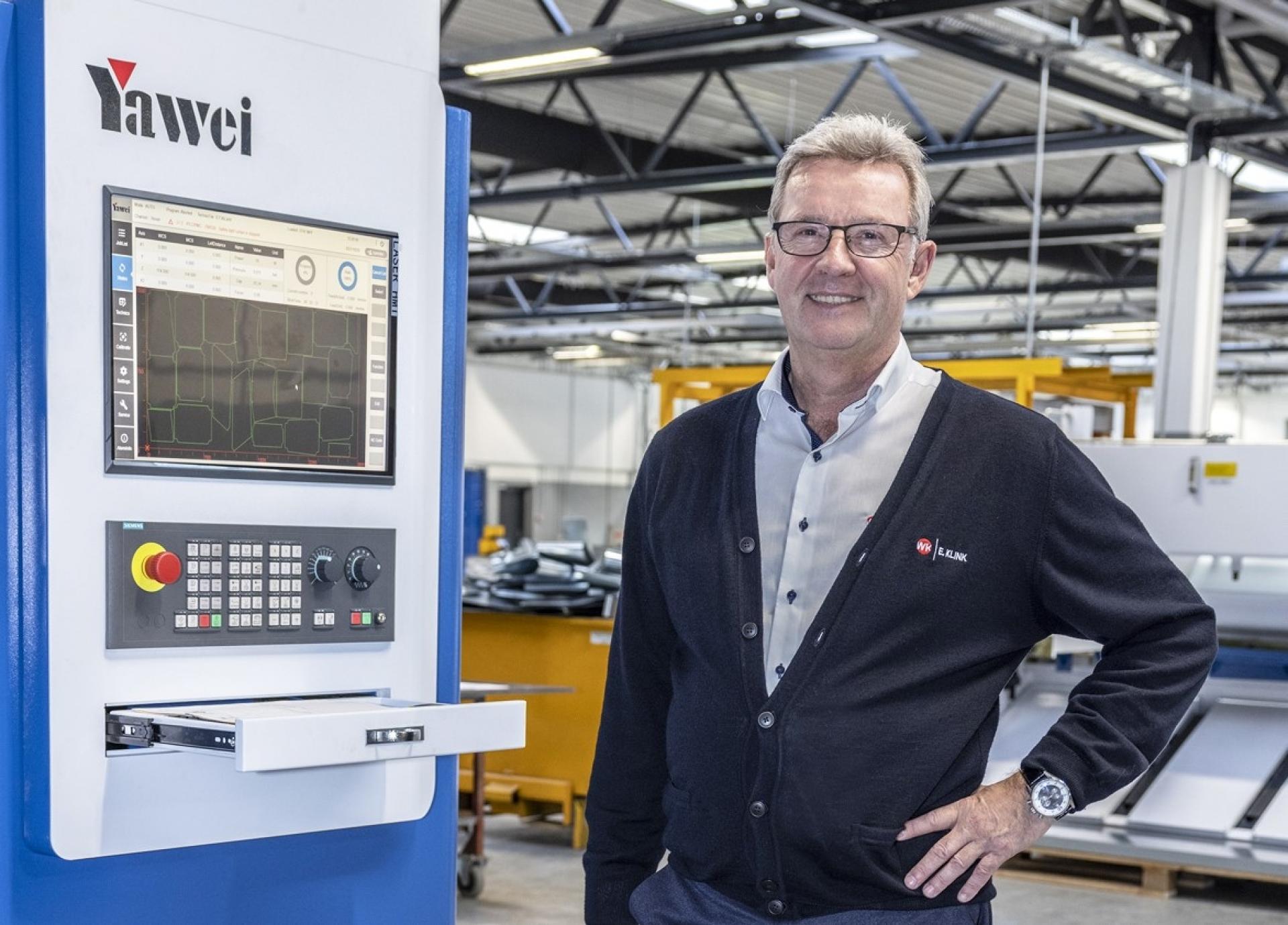 Med adm. direktør Lars Christrup ved roret har E. Klink været i konstant vækst og sætter nu endnu mere tryk på den rivende udvikling med den spritnye 3.600 kvm store kanalfabrik. Foto: Torben Pedersen/Brand Builder