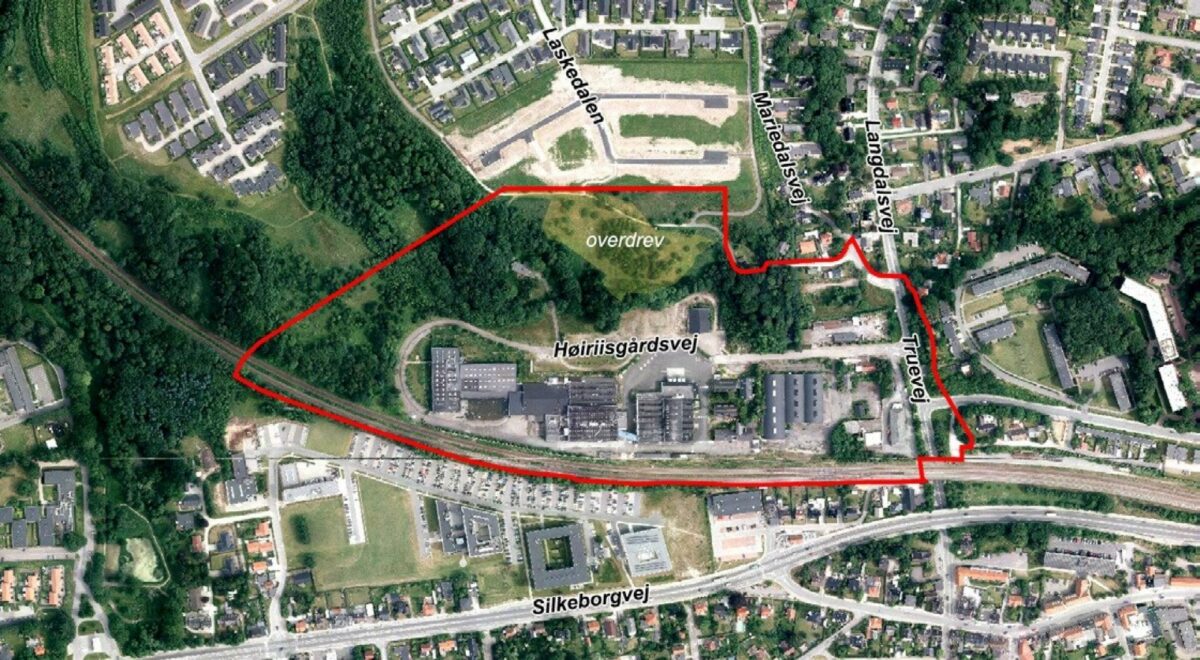 Aarhus Kommune ønsker at omdanne Tulipgrunden i Brabrand fra dødt erhvervsområde til boligområde. Illustration fra høringsoplægget.