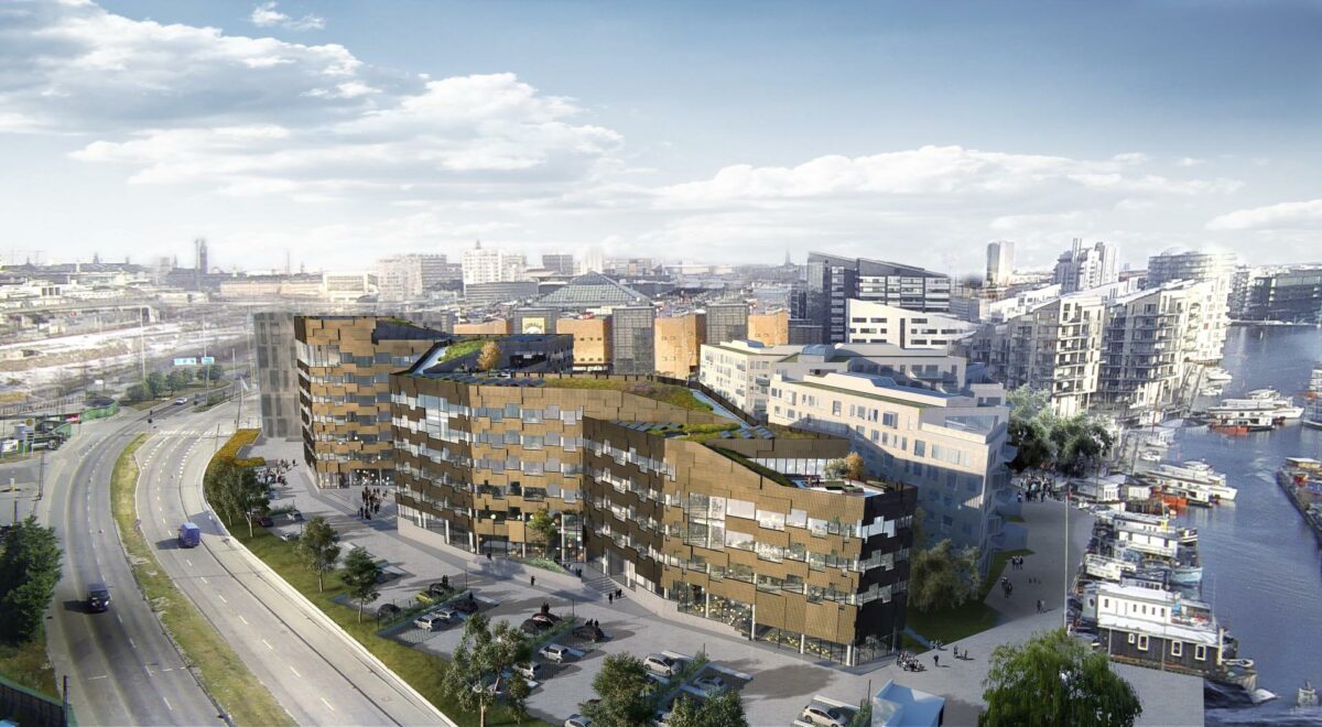 Cph Highline bliver igangsat, når 25 procent af kontorerne er lejet ud. Illustration: Skanska.