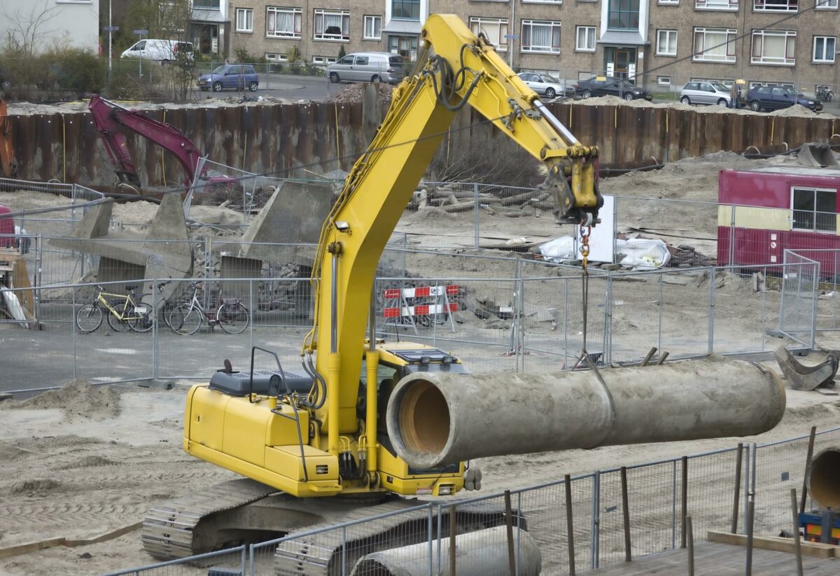 Øget aktivitet på byggepladserne øger også risikoen for tyverier. Foto: Colourbox.