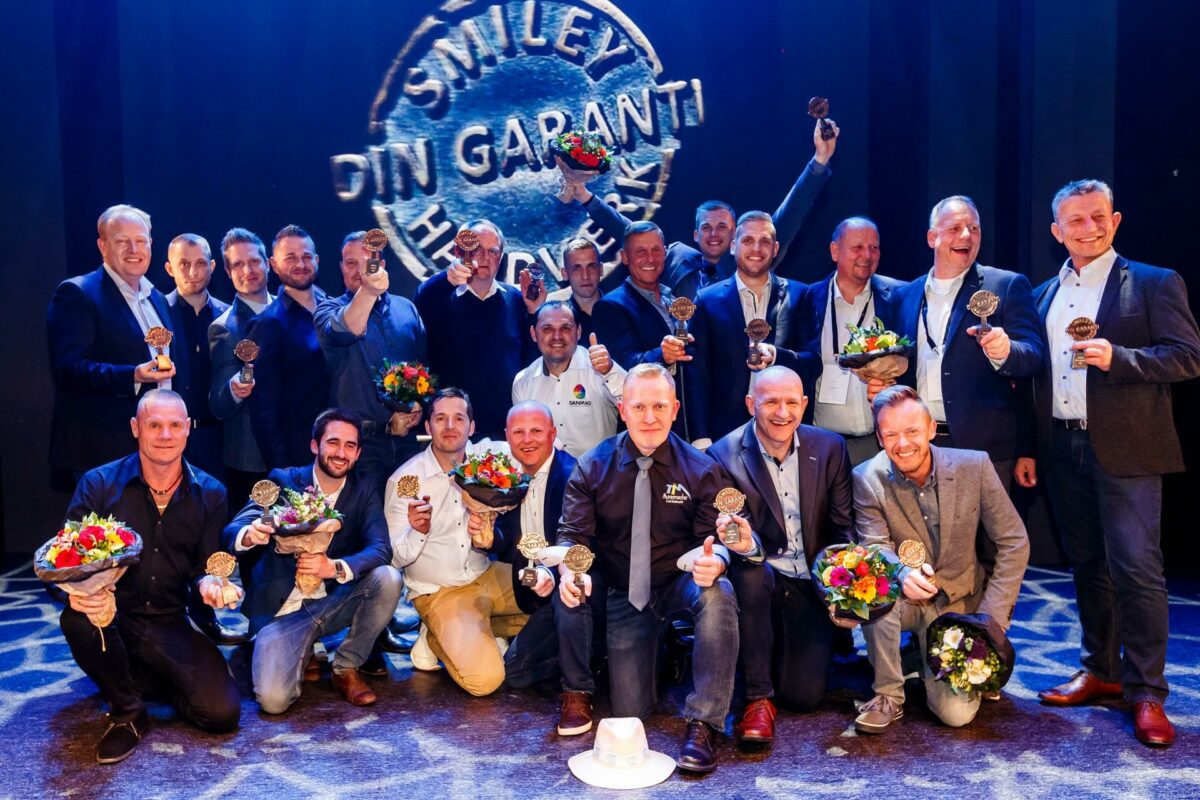 Vinderne af Årets Håndværker-titlen blev fejret ved et stort awardshow i Cirkusbygningen. Pressefoto.