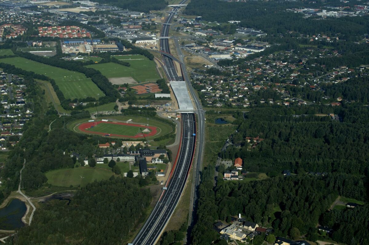 Silkeborg Kommune vil have det maksimale ud af motorvejen gennem byen, der efter mange års planlægning nu står færdig. Foto: Silkeborg Kommune.