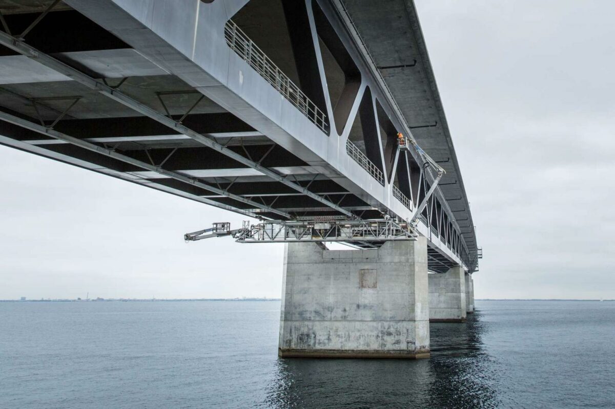 I fremtiden kan Øresundsbroen blive suppleret med en fast forbindelse fra Helsingør til Helsingborg. Foto: Sund & Bælt.