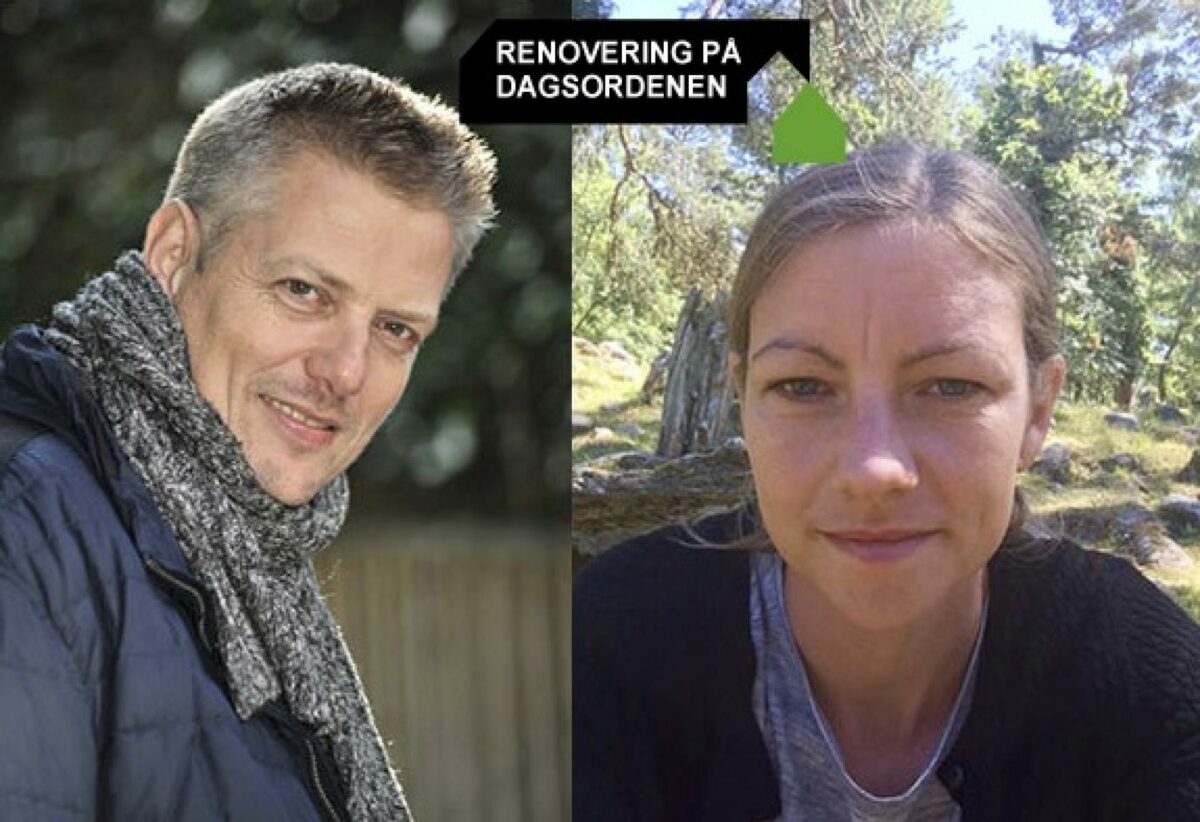 Enhedschef i Område- og Byfornyelse, Jan Salling Kristensen samt arkitekt og teamkoordinator i bygningsfornyelsen, Marie Juul Baumann, Københavns Kommune.