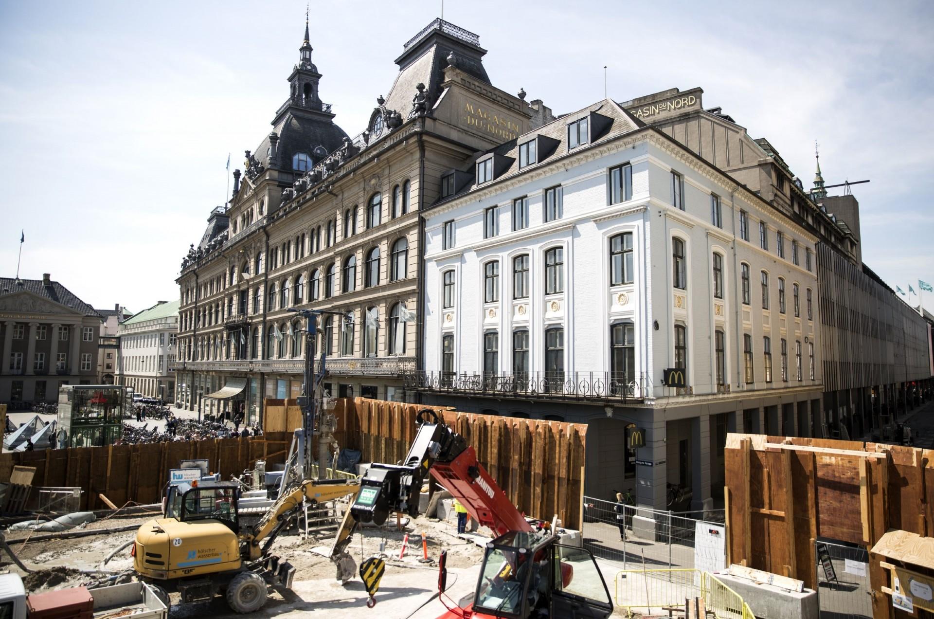 Sidste hånd bliver lagt på tunnel under Kgs. Nytorv. Pressefoto.