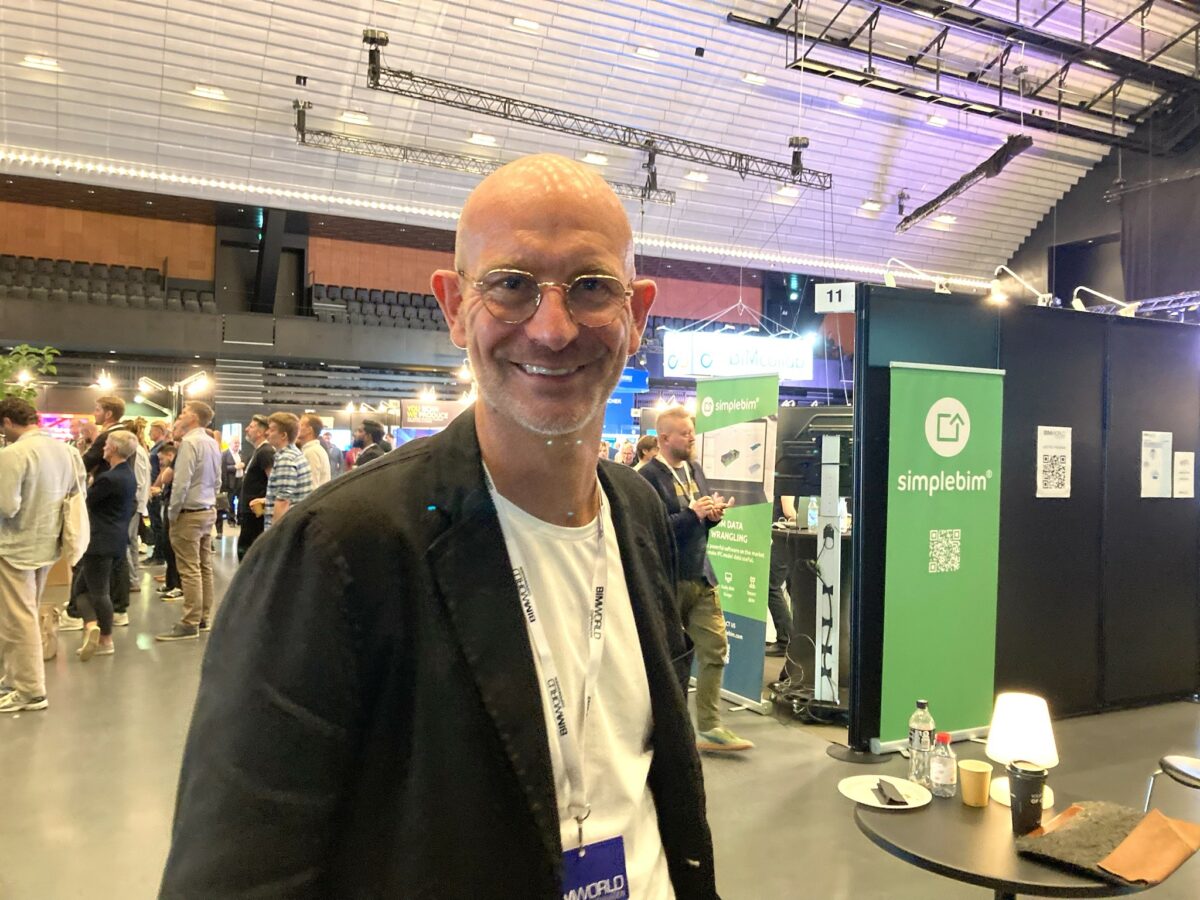 Søren Laubjerg Daugaard til BIM World Copenhagen.